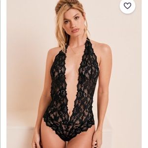 Lace body suit lingerie